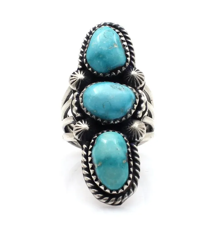 Rings Jeanette Dale Pilot Mountain Turquoise Ring