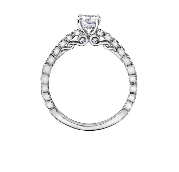 Maple Leaf Diamonds Rings 18kt White Gold 085cttw Tides Of Love Canadian Diamond Engagement Ring