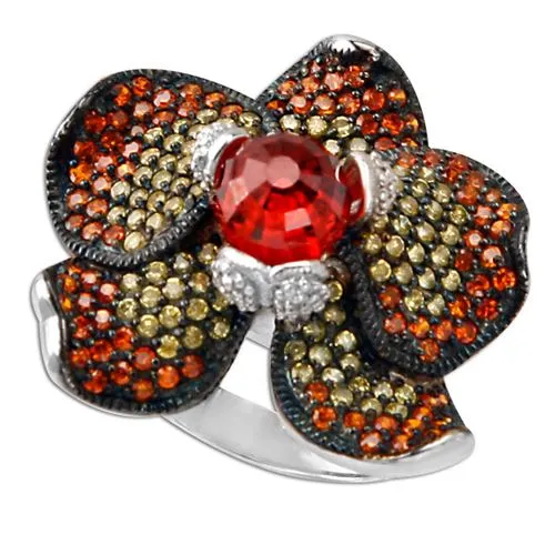 Elisa Ilana Rings Purple Orchid Bling Ring