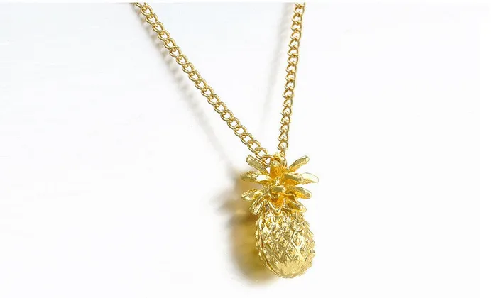 Necklaces sparklingselections Trendy Gold Color Pineapple Pendant Necklace
