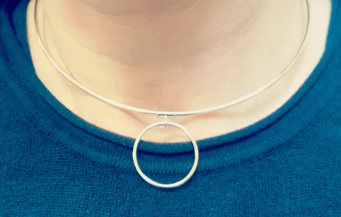 Handmade Sterling Silver 925 Day Collar Necklace for Submissives Discreet and Elegant Design for Everyday Wear Erosmoon Necklaces