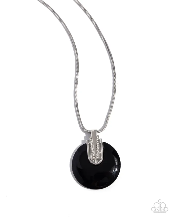 Paparazzi Accessories Cutting Charm Black Necklace Jewelry by Bretta Necklaces