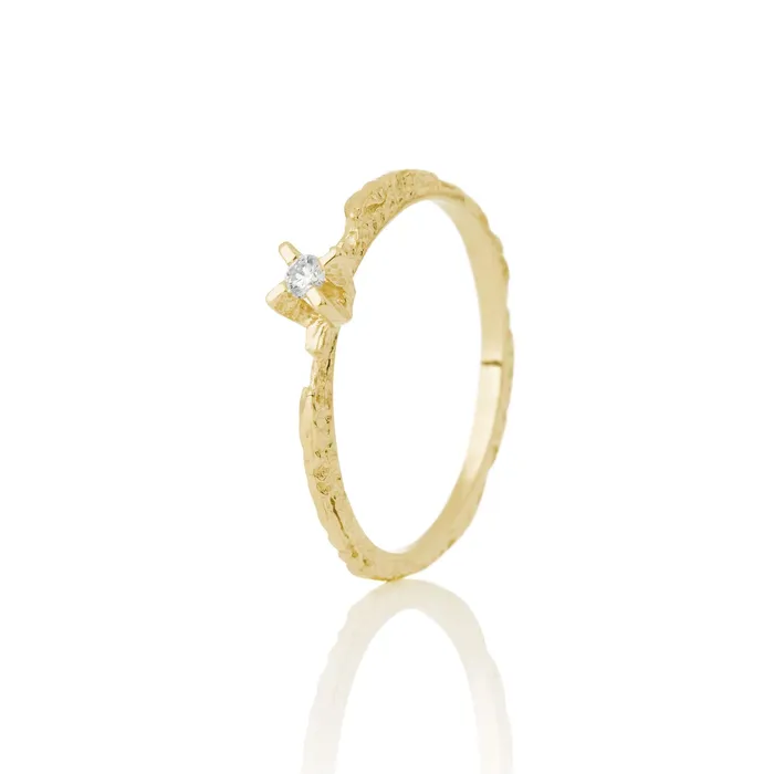 Womens diamond ring NANOOK AURUM by Gubjrg Rings