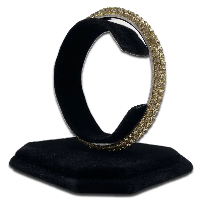 3 14 Black Velvet Watch Bracelet Jewelry Display Stand JPIDisplay Bracelets