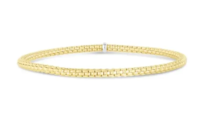 Bracelets Royal Chain 14k Yellow Gold 3mm Stretch Popcorn Bracelet I9046 Bracelets Royal Chain 14k Yellow Gold 3mm Stretch Popcorn Bracelet I9046