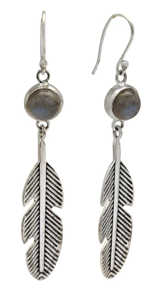 Earrings Labradorite Earring Solid 925 Sterling Silver Jewelry YoTreasure