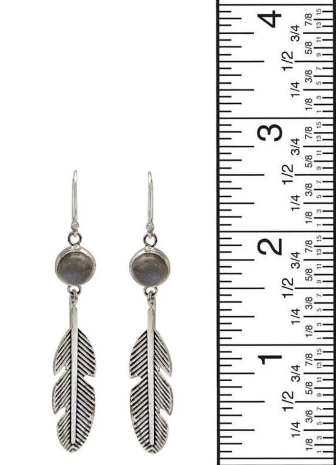 Earrings Labradorite Earring Solid 925 Sterling Silver Jewelry YoTreasure