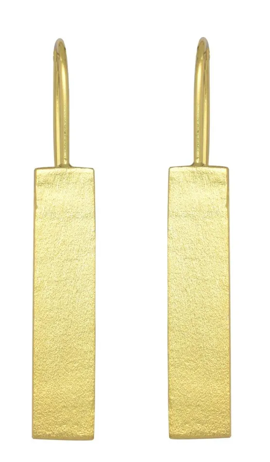 Earrings YoTreasure Gold Plated Over Brass Large Earrings Jewelry