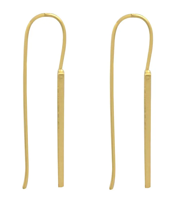 Earrings YoTreasure Gold Plated Over Brass Large Earrings Jewelry
