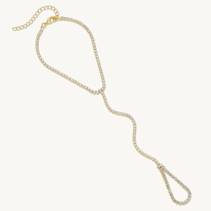 Ideaure Jewlery Bracelets Zelmira Hand Chain Tennis Bracelet