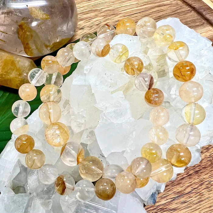 Lily Rose Jewelry Golden Healer Unbreakable Force Ray of Light Limited Premium Collection Premium Collection 8mm Stretch Bracelet Bracelets