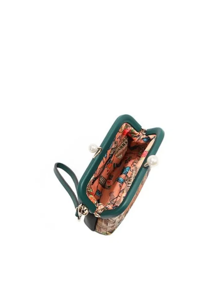 Nicole Lee USA Chelsea Pearl KissLock Coin Purse Trendsi Earrings