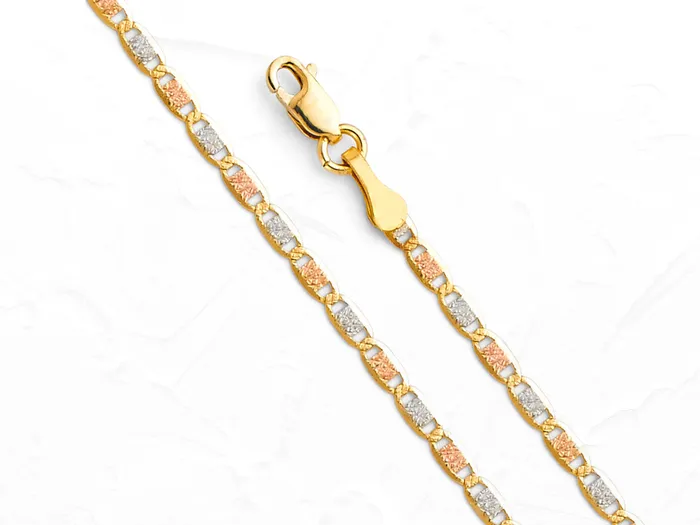 Solid 14K Gold Valentino Bracelet Real Gold Chain Bracelet Tri Color Valentino Bracelet Tri Gold Pendant Bracelet My Jewelry Plaza Bracelets Solid 14K Gold Valentino Bracelet Real Gold Chain Bracelet Tri Color Valentino Bracelet Tri Gold Pendant Bracelet My Jewelry Plaza Bracelets