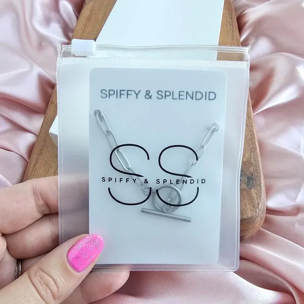 Spiffy Splendid Luxe Silver Chunky Paper Clip Bracelet Bracelets Spiffy Splendid Luxe Silver Chunky Paper Clip Bracelet Bracelets
