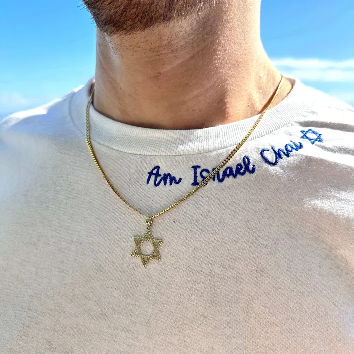 14K Gold Rope Star of David Necklace Pendant Izakov Diamonds Fine Jewelry Necklaces