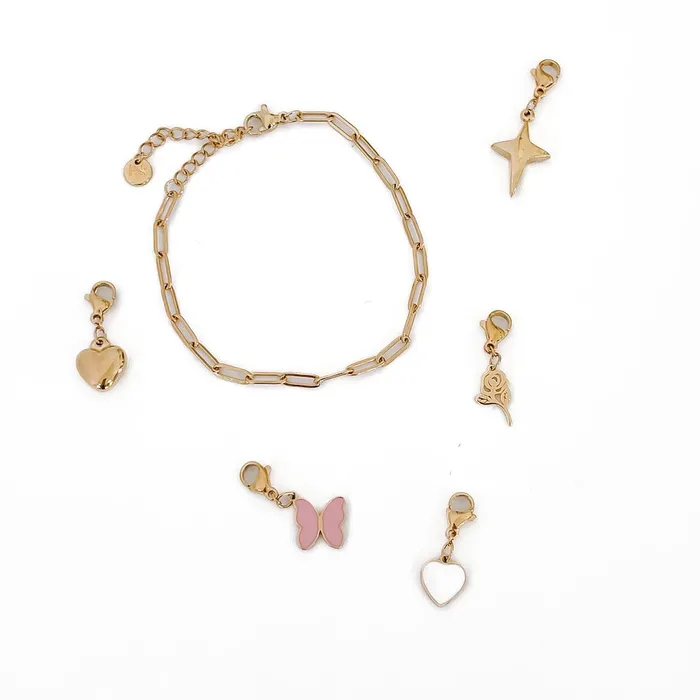Charm Necklaces Jewelry Chanelle Charm Bar Bracelets WATERPROOF Wholesale