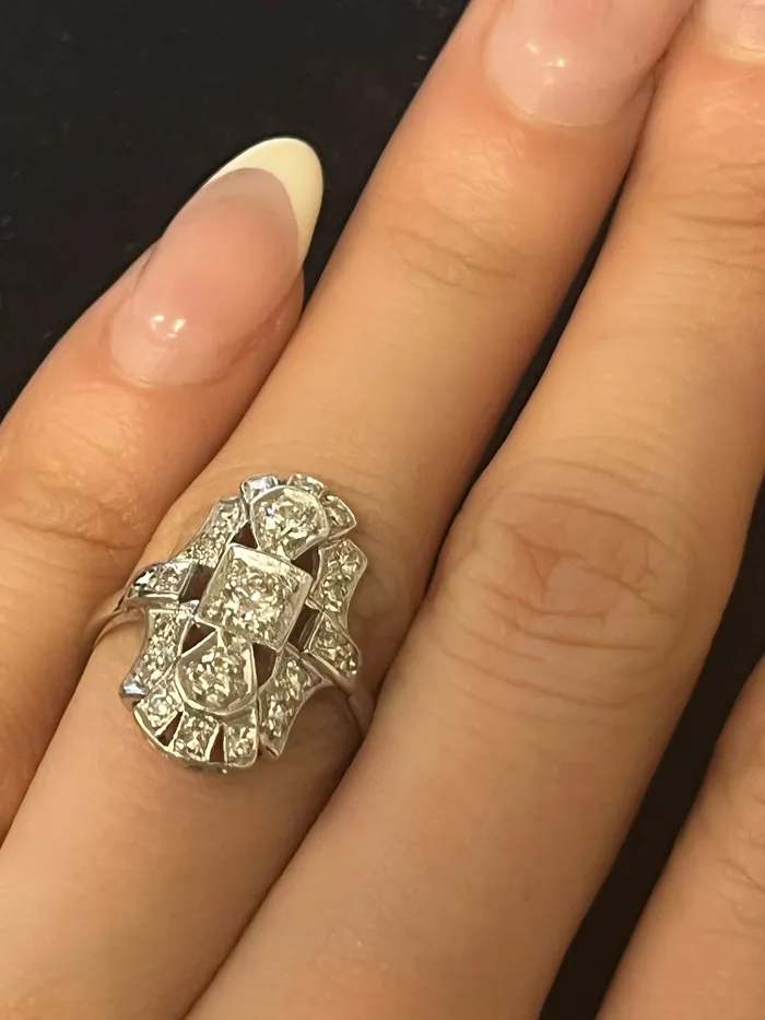 Crown Jewels Coin 749 Clearance Platinum Diamond Ring Rings