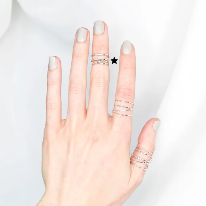 Grayling Woven Thick Band Ring Rings