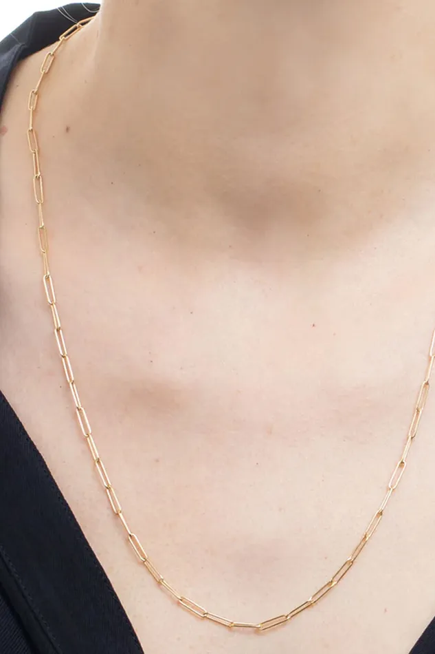 Necklaces Hirotaka Flat Link Chain Necklace