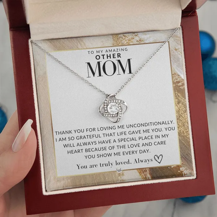 Necklaces ShineOn Fulfillment Other Mom Gift Truly Loved Present for Stepmom Bonus Mom Second Mom Unbiological Mom or Other Mom Great For Mothers Day Christmas Her Birthday Or As An Encouragement Gift