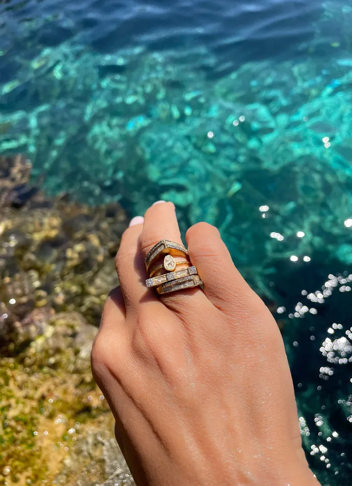 Rings Shana Gulati Arsha Gold Vermeil Ring