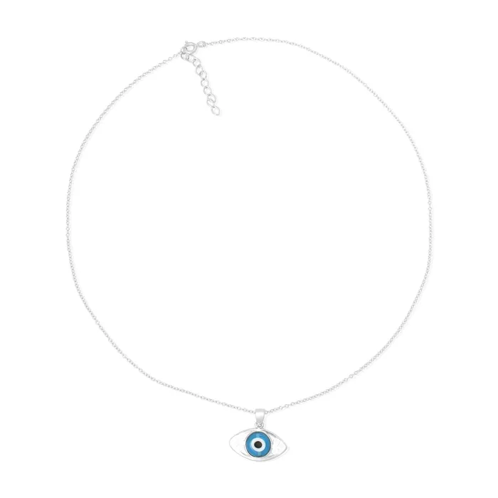 Teeda Necklaces N7015 Evil Eye Pendant and Necklace Set