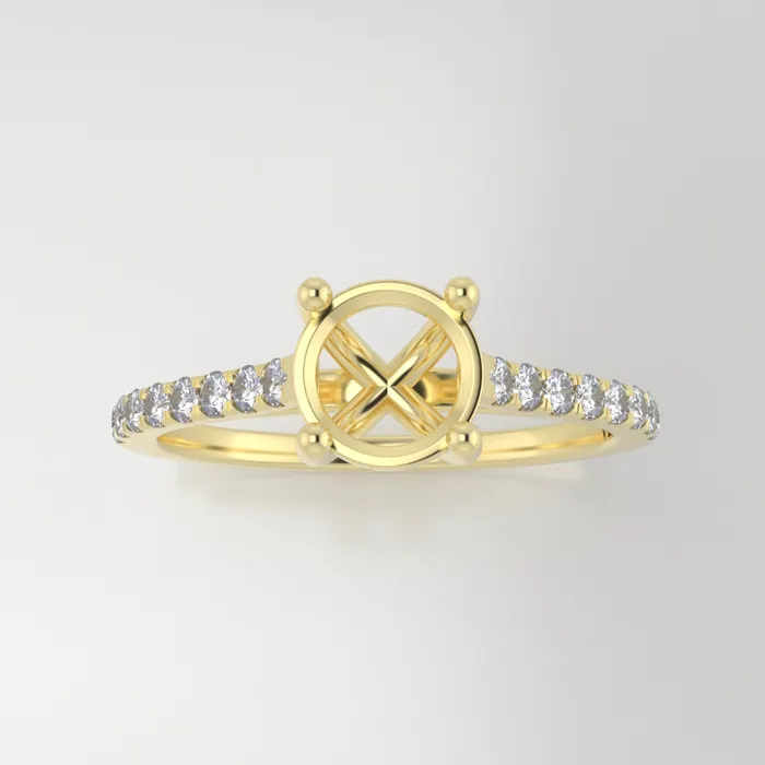 VENVS Rings The Aurora 14k Yellow Size 4 Stone PS64 Rainforest Ring Box Custom Engraving 0