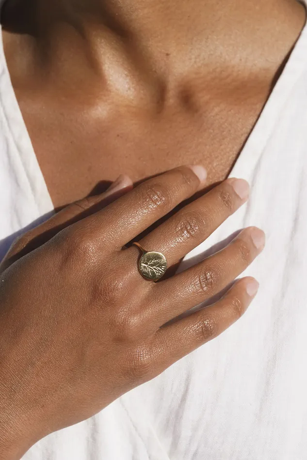 Wildflower Ring Gold Vermeil Molly Debiak Rings